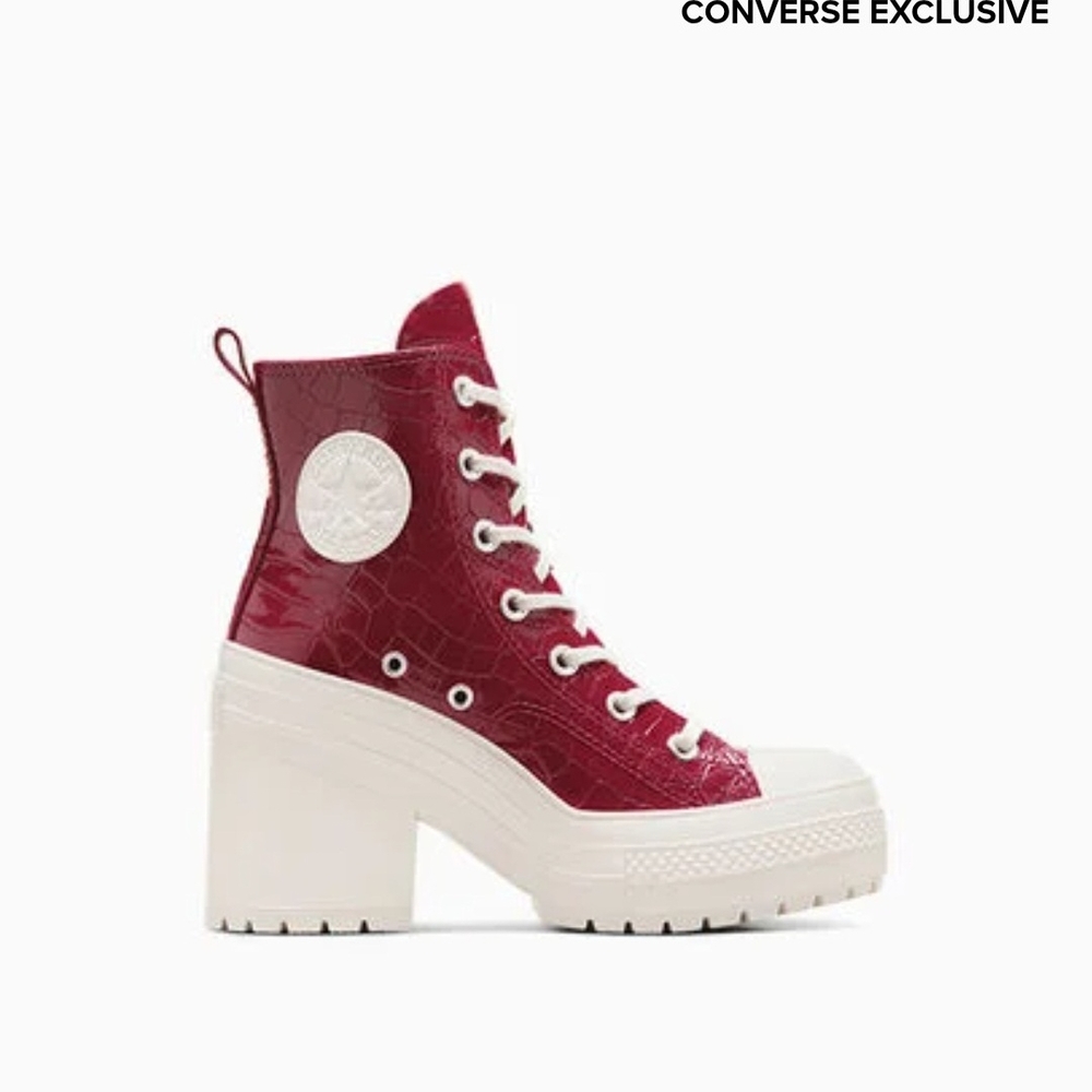 CONVERSE - Chuck 70 De Luxe Heel Embossed Cabernet/Cabernet/Egret